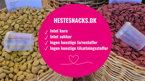 Hestesnacks - bland selv bolsjer - Mellem bøtte