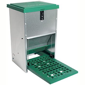Fodersilo metal/plast Galv. 8 Kg